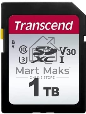 Флеш карта SDXC 1Tb Class10 Transcend TS1TSDC300S 300S w/o adapter