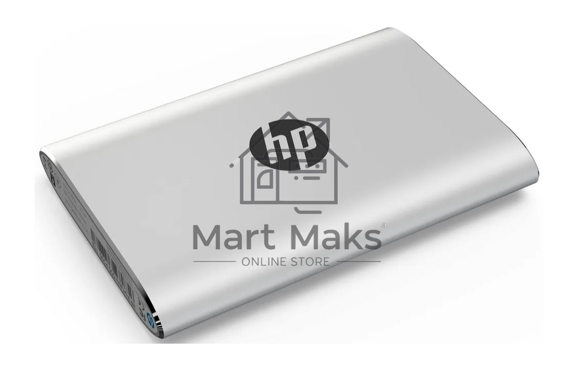 Портативный твердотельный накопитель HP P500, USB 3.2 gen.2 / USB Type-C / USB Type-A, OTG, 1 ТБ, R420/W260, серебряный