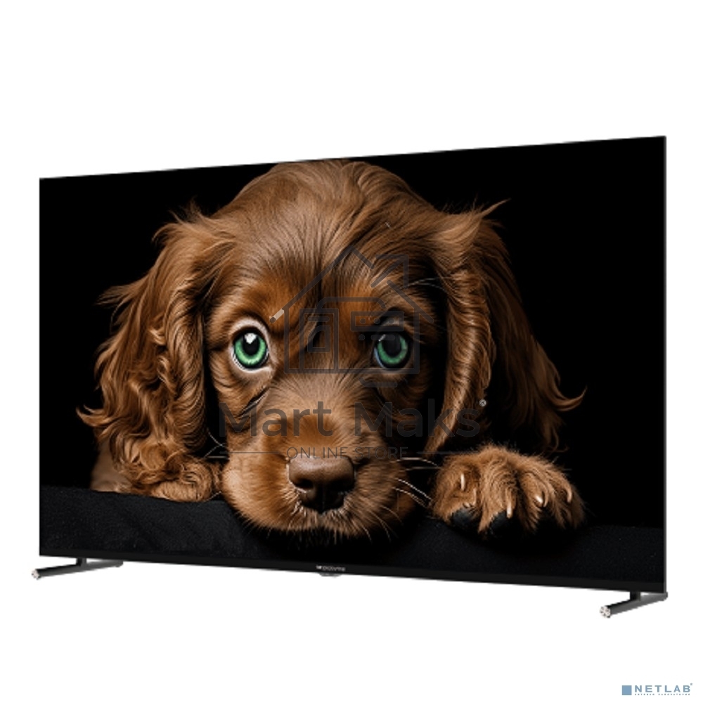 Телевизор Topdevice 50'' TDTV50CQ09U черный QLED UHD 60Hz Google TV 2/16Гб