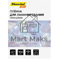 Пленка для ламинирования Silwerhof 80мкм A7 (100шт) глянцевая 80x111мм Daily