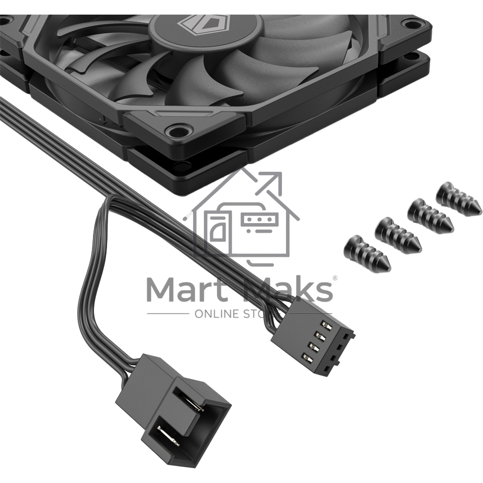 Вентилятор ID-Cooling TF-9215-K черный 92мм 2800rpm 35.2db 4-pin