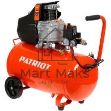 Компрессор Patriot EURO 50/2601.8кВт 220В 260л/мин 50л выход быстросъем елочка 8мм