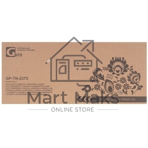 Картридж GP-TN-2375 для принтеров Brother DCP-L2500/DCP-L2500DR/DCP-L2520/DCP-L2520DWR/DCP-L2540/DCP-L2540DNR/DCP-L2560/DCP-L2560DWR/HL-L2300/HL-L2300DR/HL-L2340/HL-L2340DWR/HL-L2360/HL-L2360DNR/HL-L2365/HL-L2365DWR/HL-L2380/MFC-L2700/MFC-L2700DWR/MFC-L2700DNR/MFC-L2720/MFC-L2720DWR/MFC-L2740/MFC-L2740DWR 4 шт по 2600 копий GalaPrint