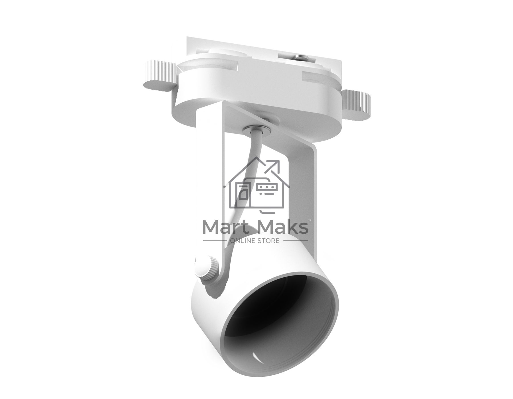 Корпус светильника C6601 WH белый D60*H135mm Out122mm MR16 GU10 (насадки D60mm)