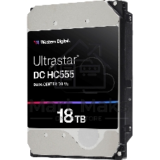 Жесткий диск SATA 18TB 7200RPM 6Gb/S 512MB DC HC555 WUH722018CLE6L4_0B48723 WESTERN DIGITAL