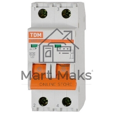 Выключатель автоматический двухполюсный ВА47-29 32А C 4,5кА | SQ0206-0096 | TDM