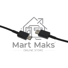 Кабель Samsung EP-DX310, USB Type-C (m) - USB Type-C (m), 1.8м, 3A, черный (EP-DX310JBEGEU)