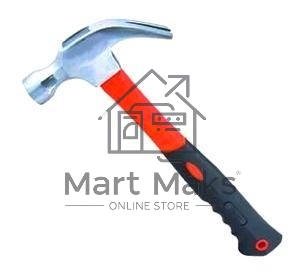 Молоток MATRIX 10446гвоздодер 450г боек c магнитом фиберглассовая обрезиненная рукоятка
