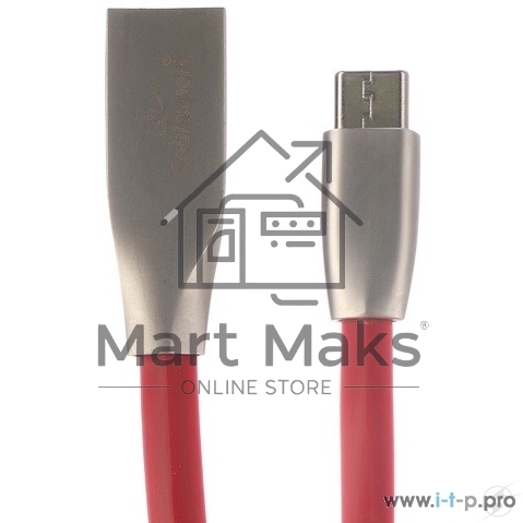 Кабель USB 2.0 Cablexpert CC-G-USBC01R-1.8M, AM/Type-C, серия Gold, длина 1.8м, красный, блистер