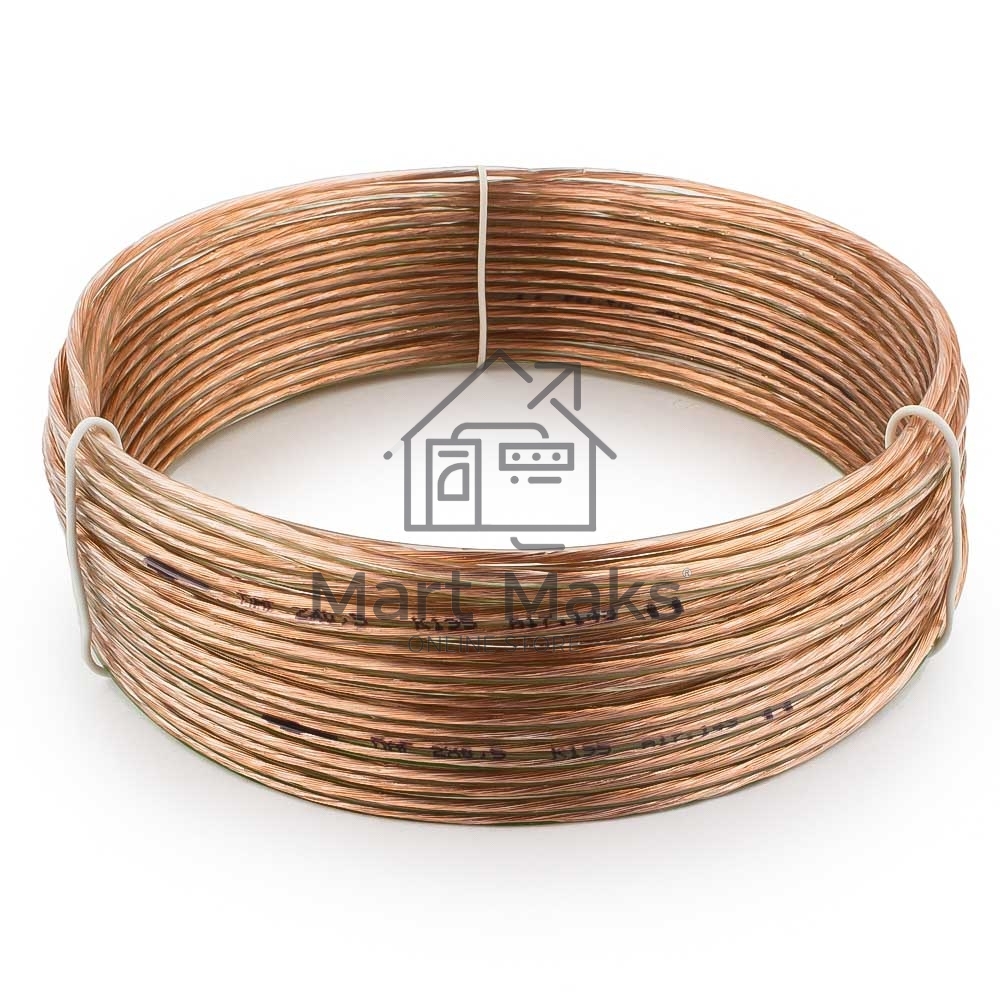 Акустический кабель Cablexpert CC-TC2x0,5-10M, прозрачный,  10 м, бухта 