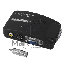 Конвертер BNC + S-video на VGA  Rexant