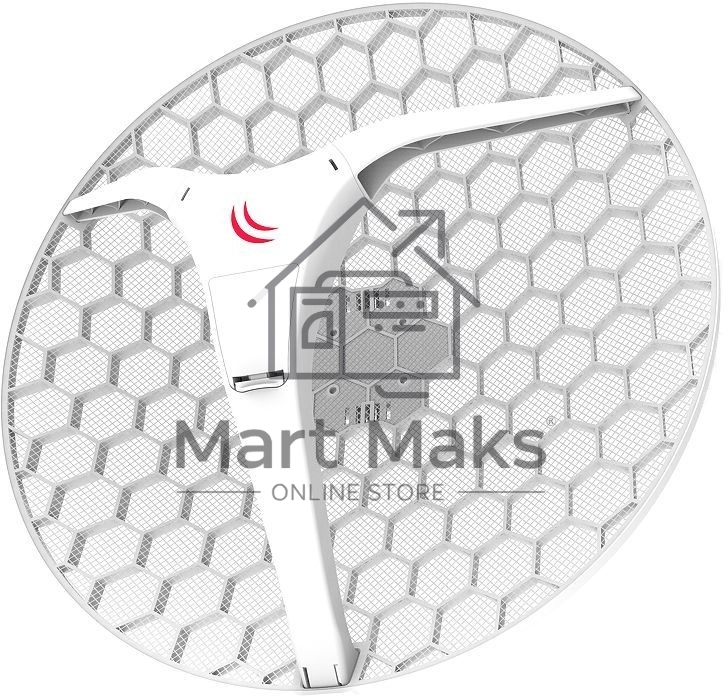 Точка доступа MikroTik Pack of 4x LHG XL 5 ac with 27dBi 5GHz antenna, Dual Chain 802.11ac wireless, 716MHz CPU, 256MB RAM, 1x Gigabit LAN, POE, PSU, RouterOS L3