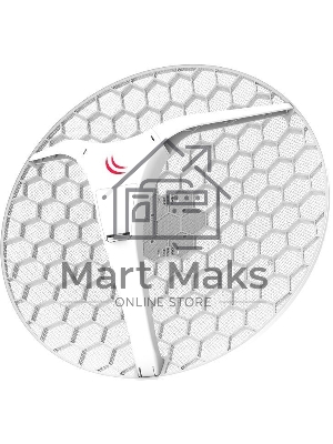 Точка доступа MikroTik Pack of 4x LHG XL 5 ac with 27dBi 5GHz antenna, Dual Chain 802.11ac wireless, 716MHz CPU, 256MB RAM, 1x Gigabit LAN, POE, PSU, RouterOS L3