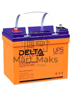 Батарея Delta DTM 1233 L (12V, 33Ah)