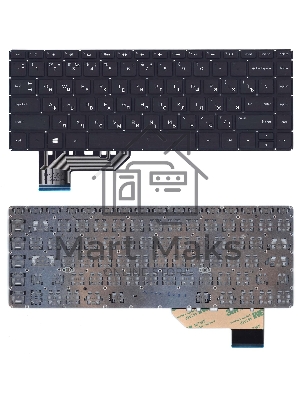 Клавиатура для ноутбука HP Envy 14-K черная с подсветкой