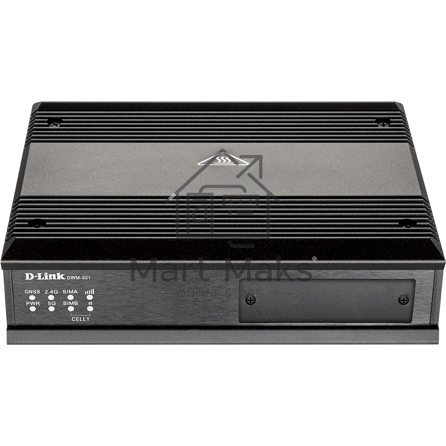 Маршрутизатор DWM-321 AC1200 Wi-Fi LTE M2M Router, 1000Base-T WAN/LAN, 2x1000Base-T LAN, 2 detachable LTE antennas, 2 detachable Wi-Fi antennas, 2xUSIM/SIM slots, GPS/GLONASS support
