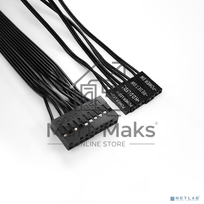 Компьютерный корпус Miditower ExeGate UN-605B-UNS450 (ATX, БП UNS450 с вент. 12см, 2*USB, аудио, блокировка, черный)