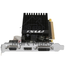 Видеокарта MSI PCI-E GT 710 2GD3H LP nVidia GeForce GT 710 2048Mb 64bit DDR3 954/1600 DVIx1/HDMIx1/CRTx1/HDCP Ret low profile