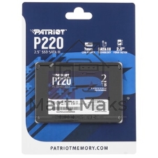 Накопитель SSD Patriot P220, 2Tb, SATA III, 2.5