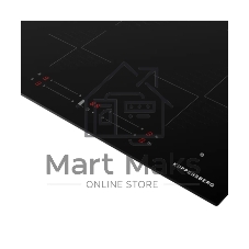 Варочная панель Kuppersberg ICI 406, индукция, High-Tech, 45 см, 9 уровней мощности, inverter, таймер, пауза, Booster, автоматическое отключение, сенсорное управление, автоматическое закипание, черный