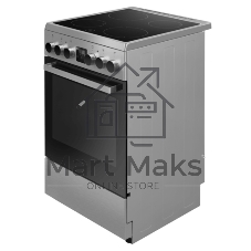 Плита электрическая Maunfeld MEC55CS08D серебристый, конфорок 4 шт, духовка 60 л, 50 см x 85 см x 60 см
