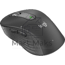 Мышь беспроводная Logitech Signature M650 графитовый, 4000 dpi, радиоканал, Bluetooth, USB, кнопки - 5