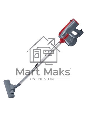 Пылесос вертикальный Galaxy GL 6255 серый/красный, питание от сети, 150 Вт, уборка сухая, пылесборник 0.8 л