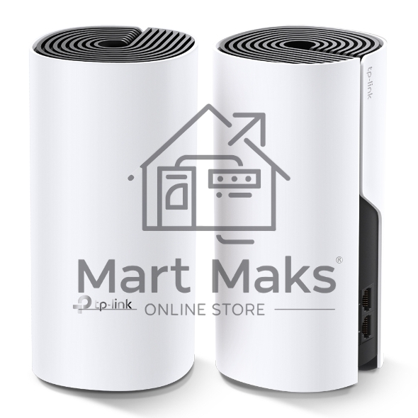 Роутер беспроводной TP-Link DECO M4 (DECO M4(2-PACK)) AC1200 10/100/1000BASE-TX (упак.:2шт)