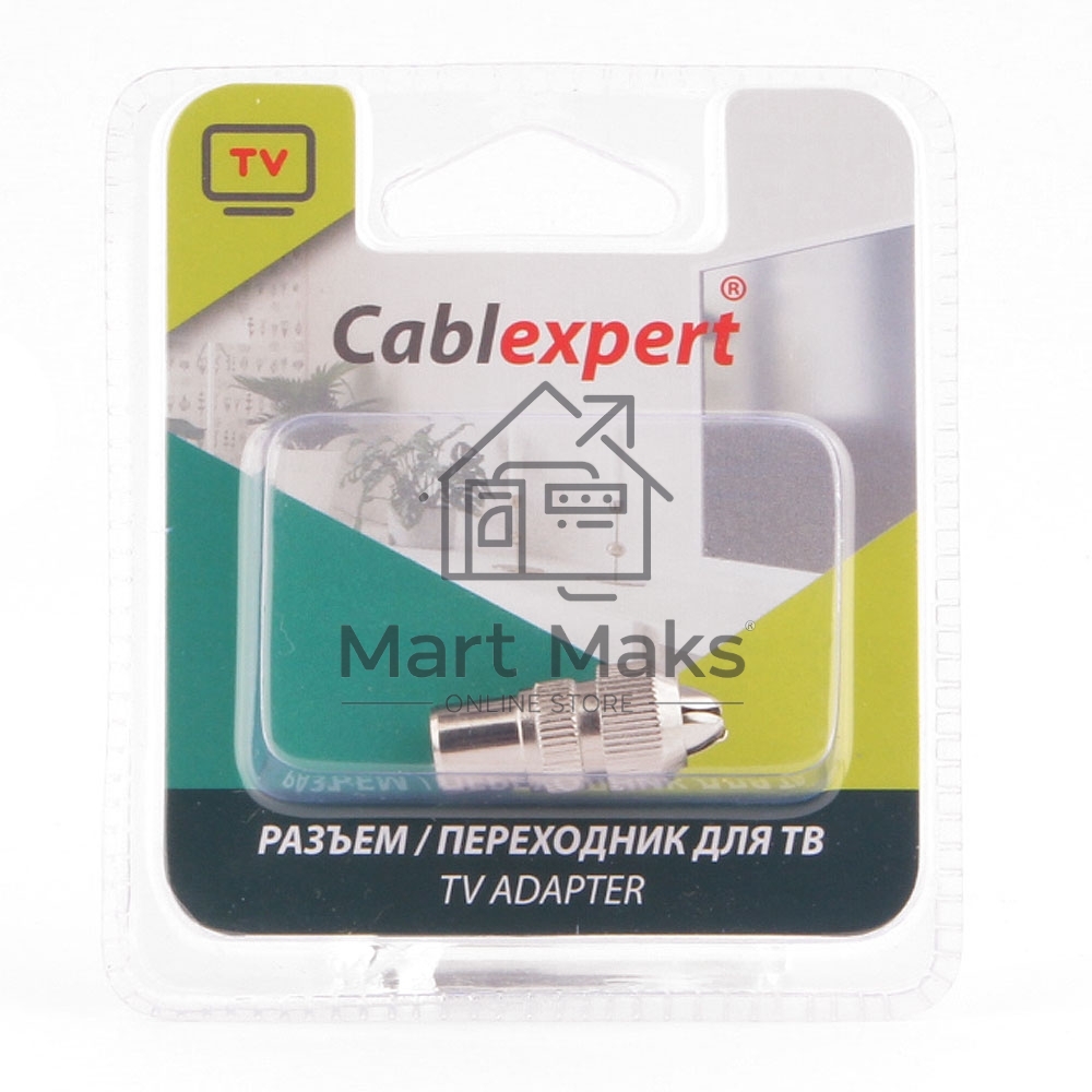 Разъем Cablexpert TVPL-03, TV (папа), блистер