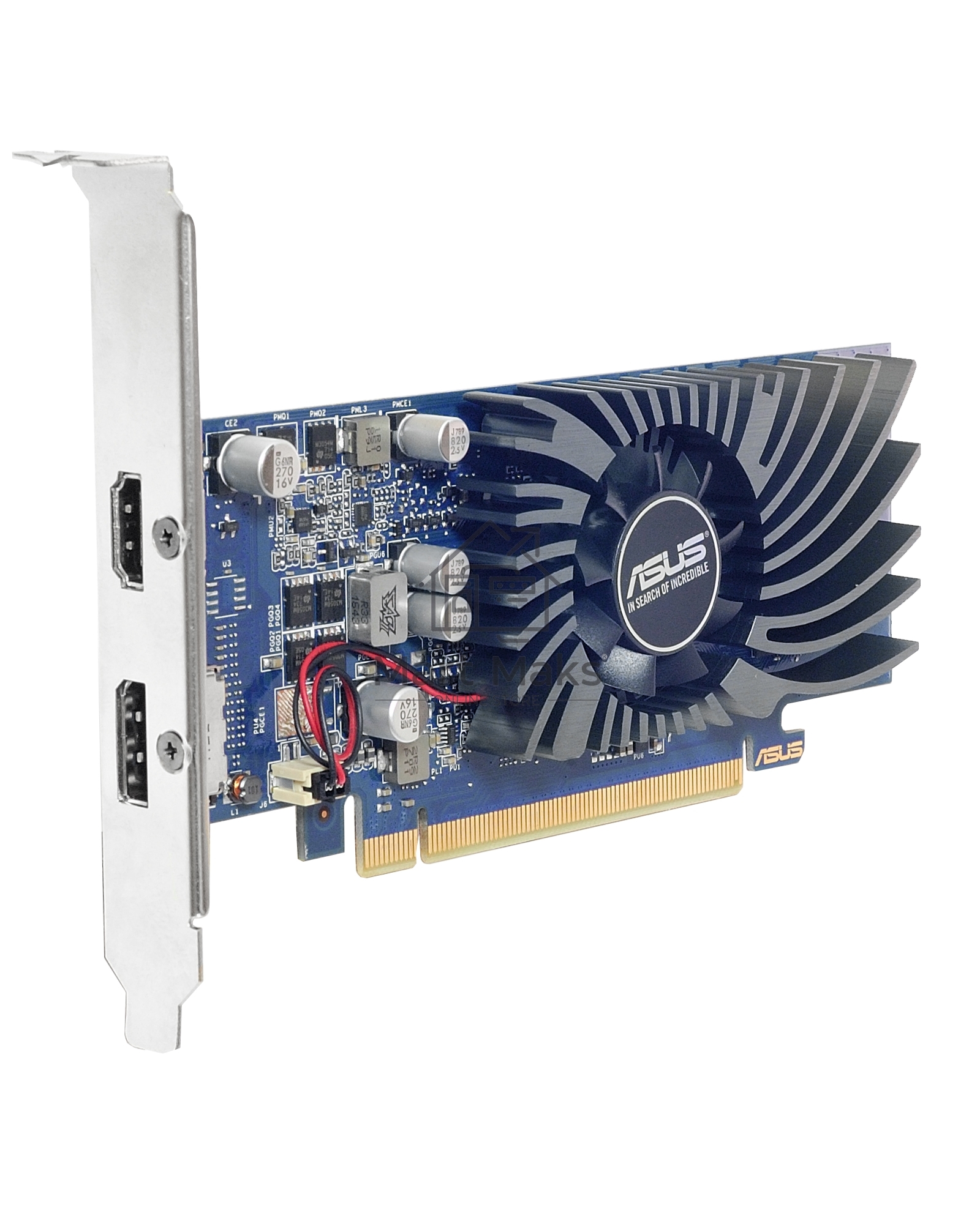 Видеокарта AsusGT1030-2G-BRK nVidia GeForce GT 1030 2048Mb 64bit GDDR5 1228/6008/HDMIx1/DPx1/HDCP PCI-Elow profile Ret