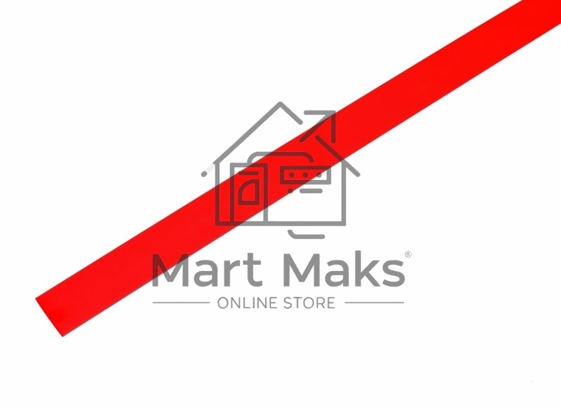 Термоусаживаемая трубка Rexant 9,0/4,5 мм, красная, упаковка 50 шт. по 1 м