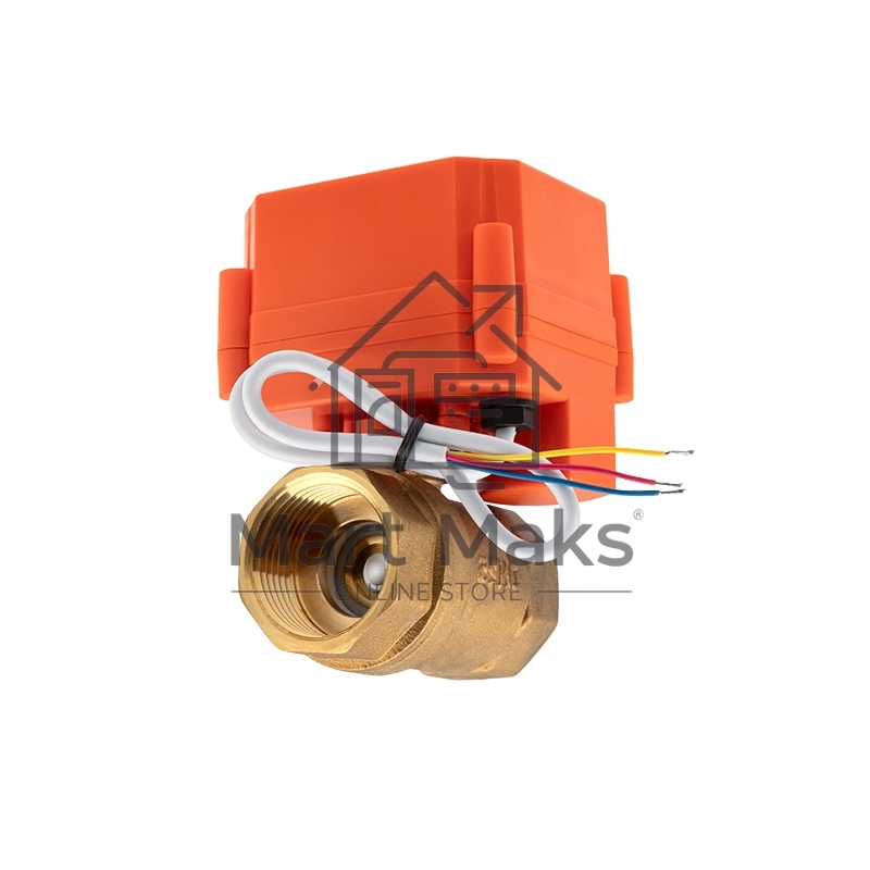 Кран шаровый с электроприводом 1 дюйм Nautilus КЭ-25 Rexant