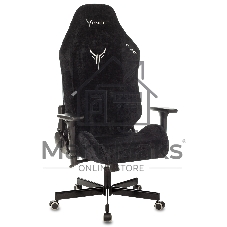 Кресло игровое Бюрократ Knight N1 Fabric черный Light-20, с подголов. крестовина металл