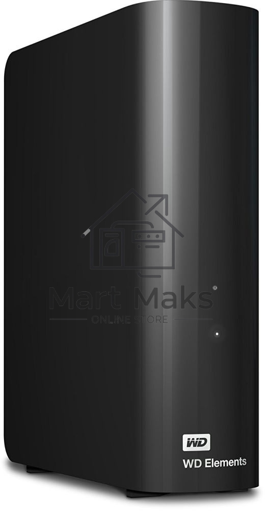 Накопитель на жестком магнитном диске WD Внешний жёсткий диск WD Elements Desktop WDBWLG0080HBK-EESN 8ТБ 3,5