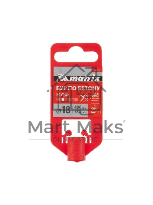 Бур по бетону Matrix, 18 x 400 мм, SDS PLUS c крестовой пластиной