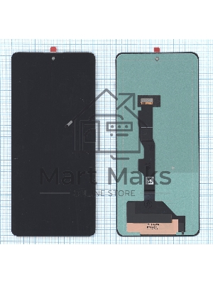 Дисплей для Xiaomi Poco F5 в сборе с тачскрином (TFT) черный