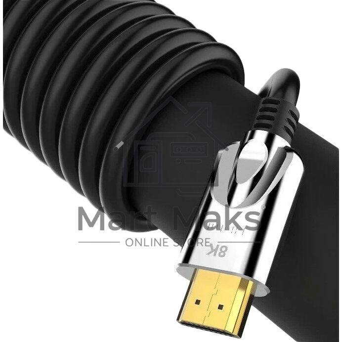 Кабель HDMI 19M/M,ver. 2.1, 8K@60 Hz 1.5m VCOM <CG862-1.5M> VCOM/TELECOM