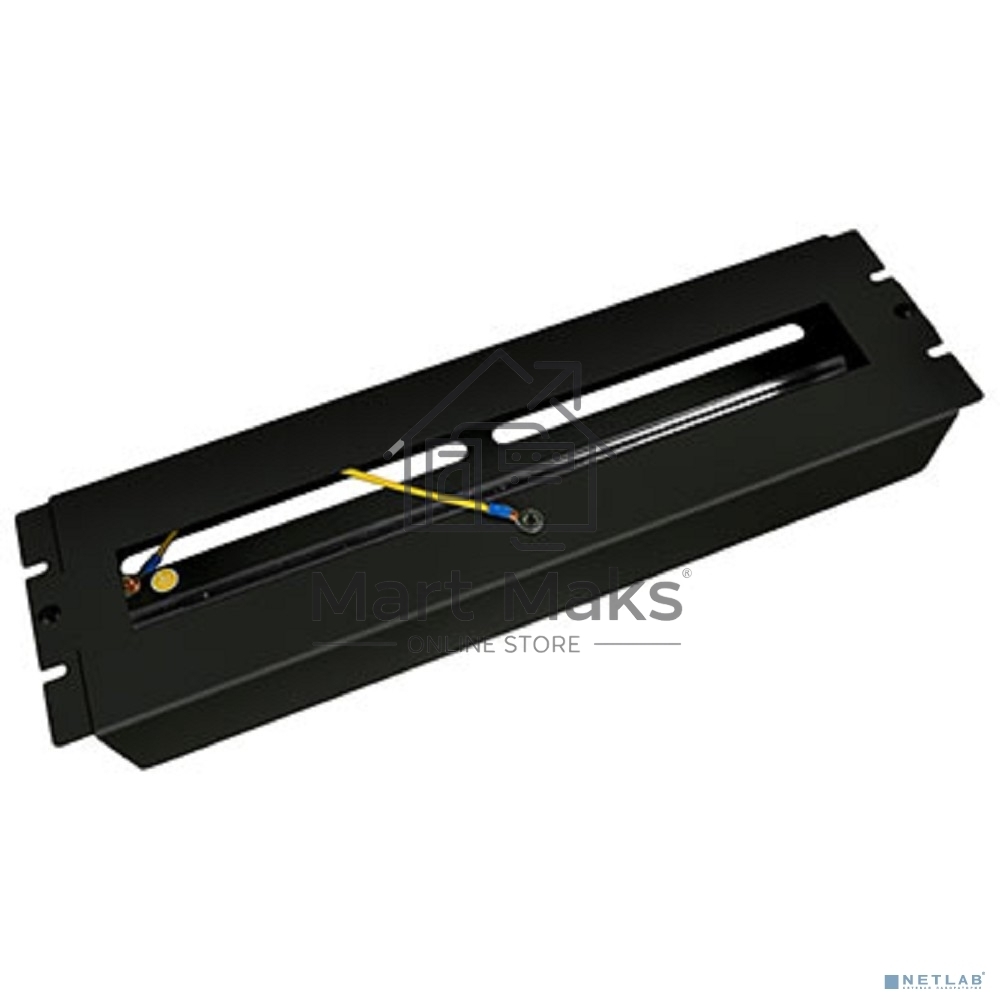 Корпус с DIN-рейкой Cabeus PS-3U-BK на 22 места, 19 дюймов, 3 юнита, цвет черный (RAL 9004)