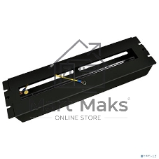 Корпус с DIN-рейкой Cabeus PS-3U-BK на 22 места, 19 дюймов, 3 юнита, цвет черный (RAL 9004)