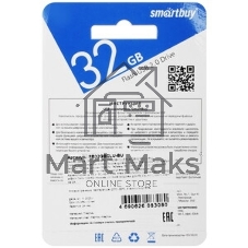Флешка USB Smartbuy CLUE Blue (SB32GbCLU-BU), 32Gb, USB 2.0, R/W 15/5, синий