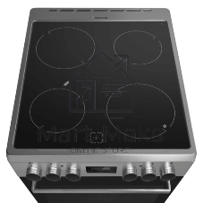 Плита электрическая Maunfeld MEC55CS08D серебристый, конфорок 4 шт, духовка 60 л, 50 см x 85 см x 60 см