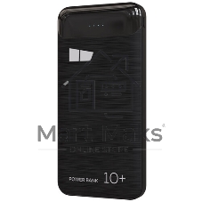 Портативный аккумулятор More choice (4620202550590) PB55-10 с кабелем 1USB 3.0A 22.5W PD - 10000mAh черный