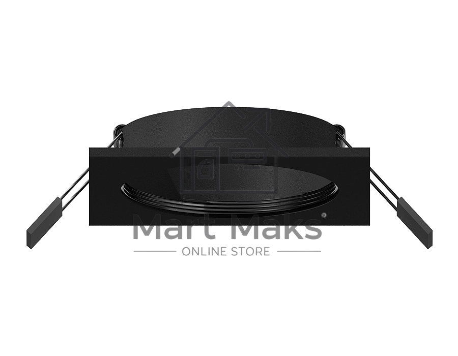 Корпус светильника C7632 SBK черный песок 92*92*H25mm MR16 GU5.3