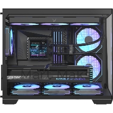 Корпус Formula Crystal Z4M Plus черный без БП mATX 3x120mm 1xUSB3.0 audio bott PSU