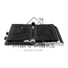 Гриль электрический Domfy Metal DSM-EG502 2200Вт черный/серебристый