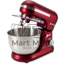 Миксер Vitek VT-PM0111 красный, стационарный, 1500 Вт, 4.5 л, 8 скоростей