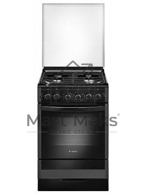 Плита газовая Gefest ПГ 5300-02 0046 черный, конфорок 4 шт, духовка 52 л, 50 см x 85 см x 58.5 см