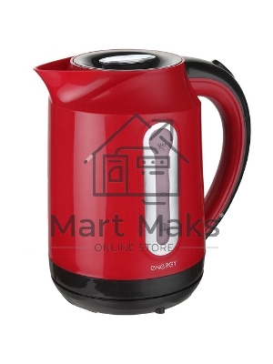 Чайник Energy E-210 1.7 л пластик,красный, 1850-2200 Вт, (153084)
