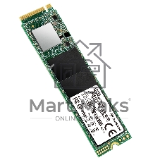 Накопитель SSD Transcend MTE110S, 128Gb, M.2 2280, PCIe 3.0 x4, NVMe, R/W 1600/400