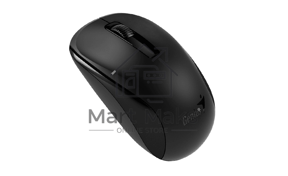 Мышь беспроводная Genius NX-7005 черный, 1200 dpi, радиоканал, USB, кнопки - 3